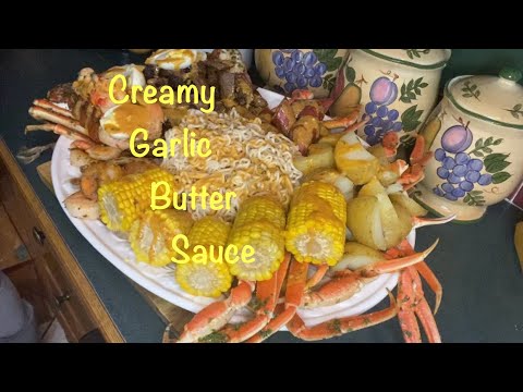 CREAMY BUTTER GARLIC SAUCE #cookingwithjudycaldwell