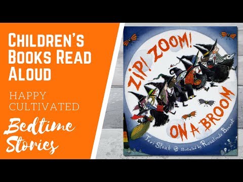 ZIP ZOOM ON A BROOM Witch Book | Halloween Books for Kids | Children's Books Read Aloud