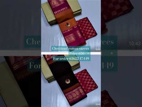 CHETTINAD COTTON SAREES COLLECTIONS # SHORTS # YT SHORTS