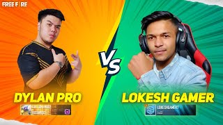 LOKESH GAMER VS DYLAND PROS 1V1 CUSTOM FINAL MATCH