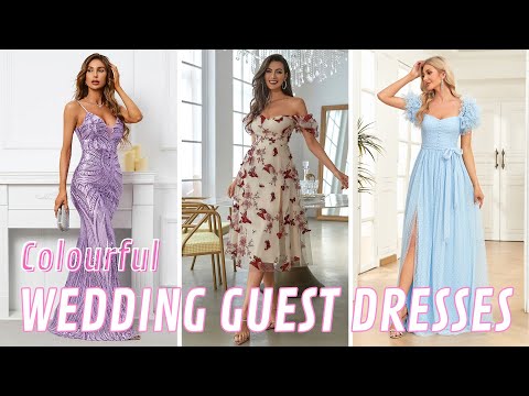 Wedding Guest Dress outfit ideas | Bridal fashion