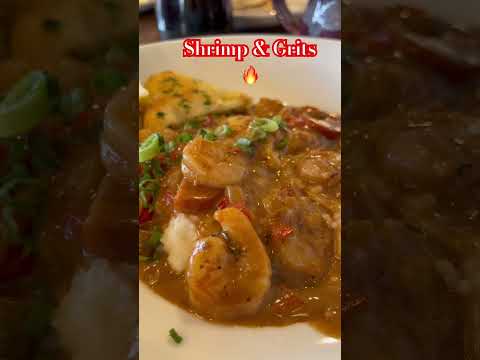 The best Sunday brunch - Shrimp & Grits🔥🔥🔥#brunch #shrimp #grits