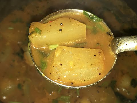 Kuvale Kolmbo | Ash Gourd Sambar | No onion No Garlic recipe |