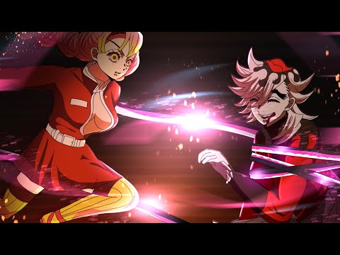 【鬼滅の刃】If Mitsuri and Douma fight【Demon Slayer】