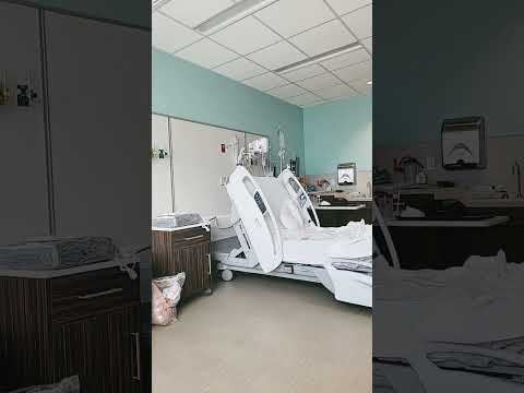 Hospital room in America