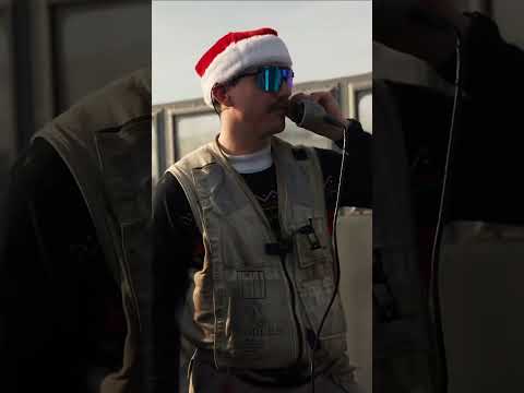 U.S Military Crew Dresses as Santa In Christmas