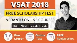 Online Scholarship & Admission Test by Vedantu | FREE REGISTRATION | 1 Crore+ Assured Scholarships