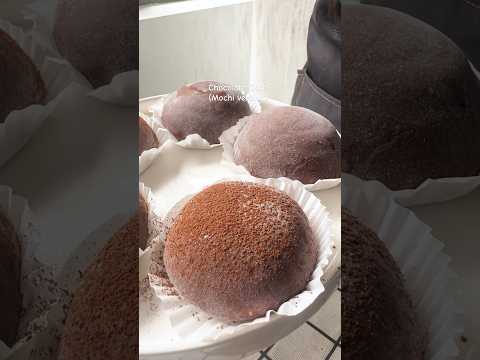 Chocolate Cake (Mochi version). #chocolate #chocolatecake #mochi #shorts