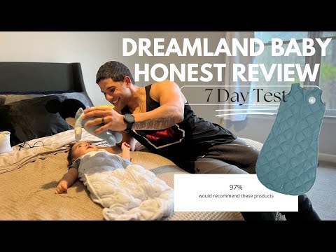 Dreamland Sleep Sack Review 7 Day Test! 4 Month Sleep Regression!