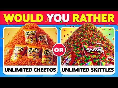 Would You Rather...? Savory Vs Sweet Food Edition 🍟🍧 Quiz Blitz