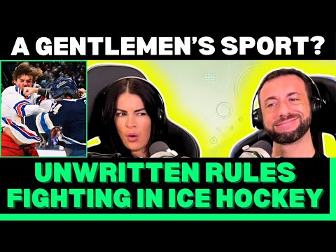 First Time Reacting To The Unwritten Rules of Fighting and Retribution in Ice Hockey!