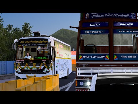 Chasing Between SETC and Leyland Lorry Drivers | Extreme Chasing and Racing on Narrow Kerala Roads