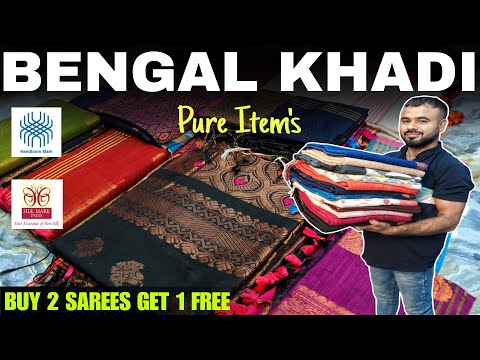 Bengal Khadi / Pure Cotton / Pure Tussar / Murshidabad Silk / Fulia Tant / Slub Cotton / Mul Cotton