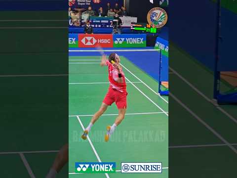 Viktor Axelsen's Insane Jump Smash😱😱🔥🔥#badminton #viktoraxelsen #leecheukyiu#axelsen#badmintonsmash