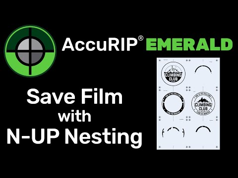 AccuRIP Emerald - Save Film with N-UP Printing