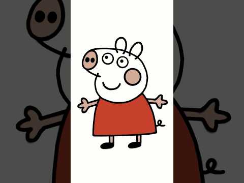 How to draw Peppa Pig 🐷🎨🖌️