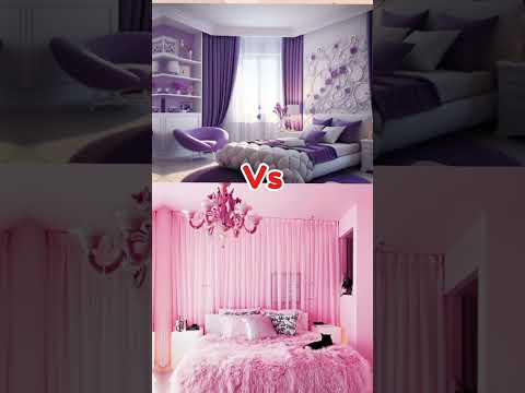 Pilih kamar pink atau kamar ungu?