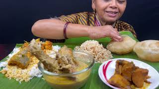 BIGBITES, EATING LUCHI, ALURDOM, CHINGRI POLAO, LEBU LONKA MURI, VAT, TELAPIA MACHER JHOL।।