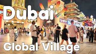 Dubai 🇦🇪 Dubai Global Village Full Tour Beautiful Walk [4K] Walking Tour