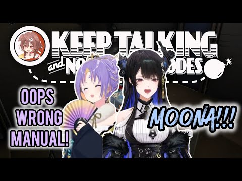 Nerissa and Moona CANNOT Defuse Bombs [Keep Talking & Nobody Explodes HIGHLIGHTS]