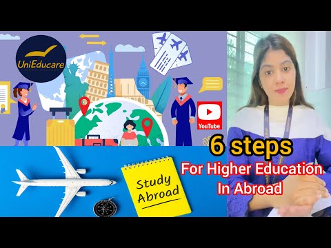 Step-by-step process for Higher Study Abroad