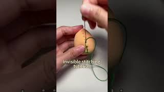 Invisible stitching tutorial 🥰#manufacturing #dresstells #amazonfinds #hacks #handsewing #tricks