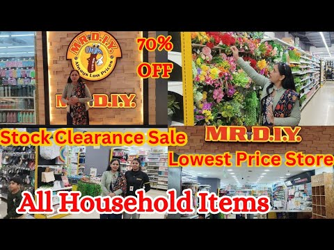 😍Mr DIY Store Haul 70% Off | Lowest Price Store Mohali Chandigarh 😍 | सबसे अच्छा or sabse सस्ता |