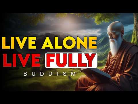 Live Alone, Live Fully | The Power of Being Alone | Buddhist Wisdom | Buddhism