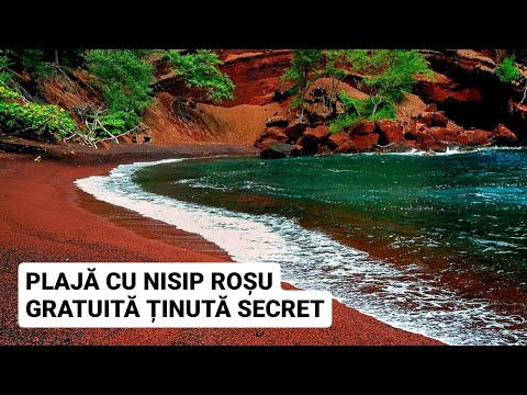 PLAJĂ cu NISIP ROȘU ținută SECRET de localnici! DRUMUL este PERICULOS, ai face BAIE aici?