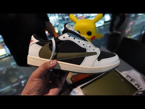 1 PESO AUCTION for the Travis Scott Jordan 1 Olive?!