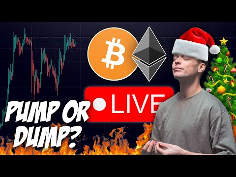 BITCOIN CHRISTMAS LIVE TA (Pump or Dump?)