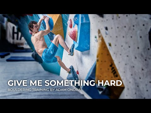 Give me something hard | Bouldering training by Adam Ondra