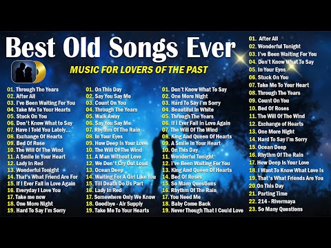 Best Romantic Old Love Songs of All Time 💖 70s 80s 90s Hits⧸ MLTR, Air Supply, Westlife, Boyzone