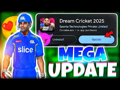 🥳Sabse Accha Update😍 DREAM CRICKET 25 BIG Mega UPDATE || Test Match & New STADIUMS 😈 || DC25