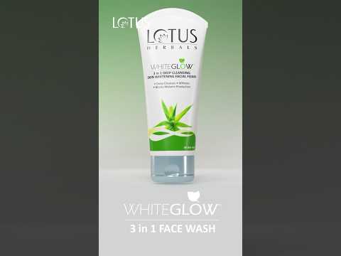 Keep dullness, dark spots, and sun tan at bay with Lotus WhiteGlow 3-in-1 Face Wash! 🌟