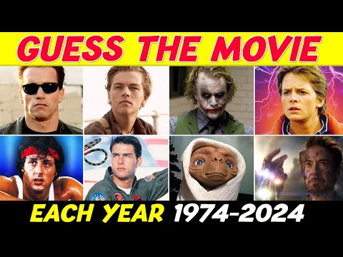 Guess the Movie from the Scene! | 50 Years of Movies (1974-2024)