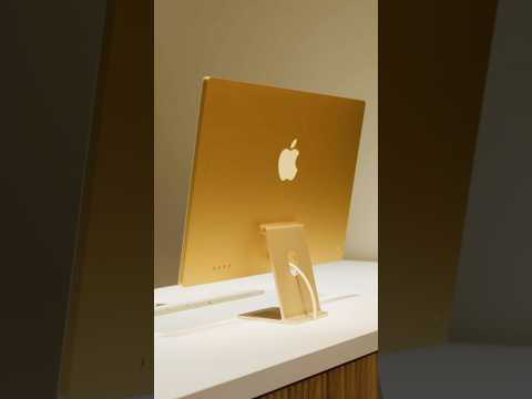 iMacってかわいいよね！#apple #imac #kawaii #desktop #yellow #m4 #macbook #design #yusukeokawa #大川優介