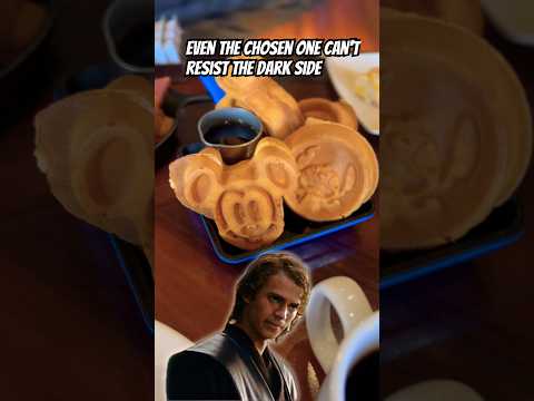 We are all weak when it come to Mickey waffles! #foodie #starwars #funny