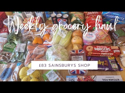 Weekly Sainsburys haul | What I buy my family for the week