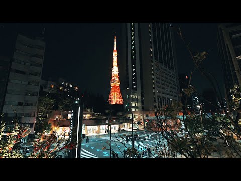 Traffic sound and bustling sound in front of Tokyo Azabudai Hills