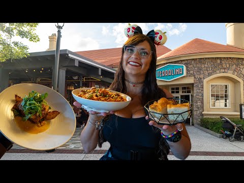 Terralina Crafted Italian DINNER 🍝 Disney Springs food review