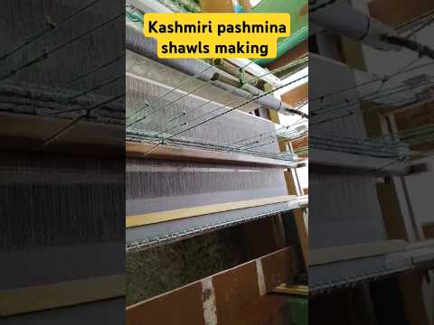 Making of kashmiri pashmina shawl || kashmiri kani shawl 💯pure#shots #pashminashawl #shortsfeed