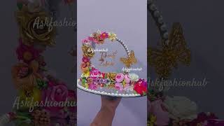 Ring mirror Platter #indianwedding #ringplatter #hyderabadwedding