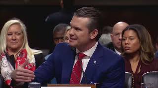 Pete Hegseth questioned on military's role after Donald Trump inauguration by Sen. Elissa Slotkin