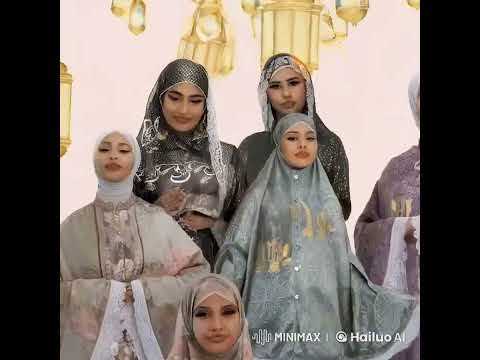 Mukenah dewasa 2in1 dengan motif bunga dan juga brukat pada bagian bawah