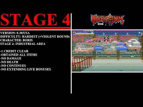 Violent Storm [v8.30/USA] (Arcade) - (Stage 4 | Hardest Difficulty + Violent Round)