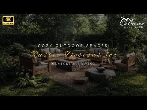 Cozy Outdoor Spaces: Rustic Designs for Comfortable Living