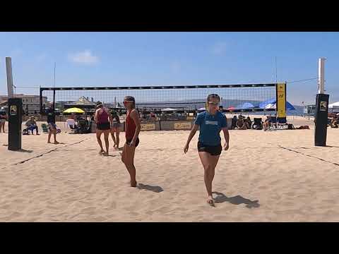 2022 AVPJunior Nationals - Girls 18U Day 1 Pool - Van der schaaf/Crothall vs Edwards/Schrock Set 1