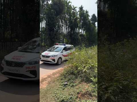 Highway Patrol Escorting🚔-Sringeri  Jagadguru #sringerijagadguru #sringeri #police #karnatakapolice