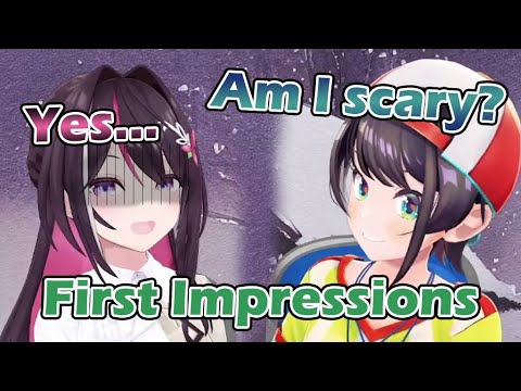 AZKi and Subaru's first impressions of each other, AZKi was scared of Subaru [hololive/ENG Sub]